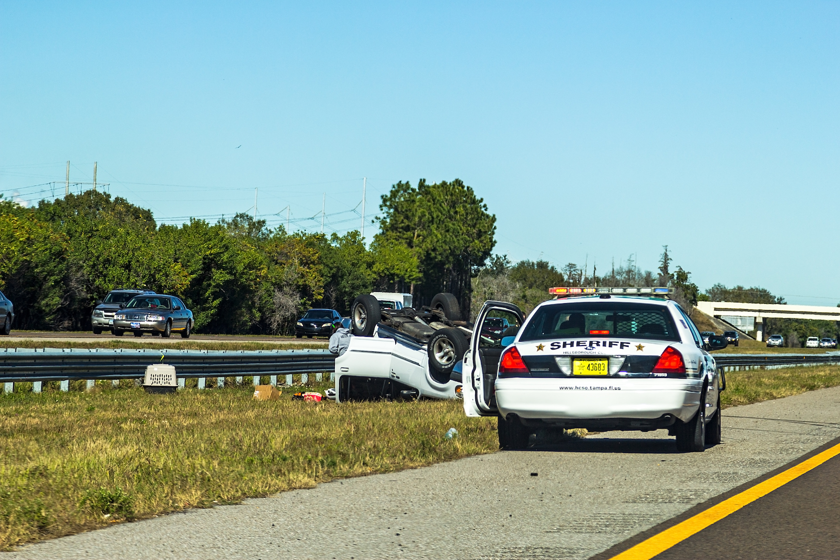 police crash