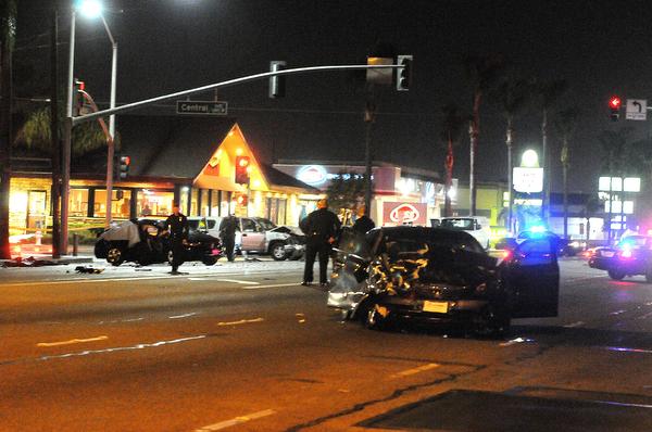 Car Accident in Santa Ana