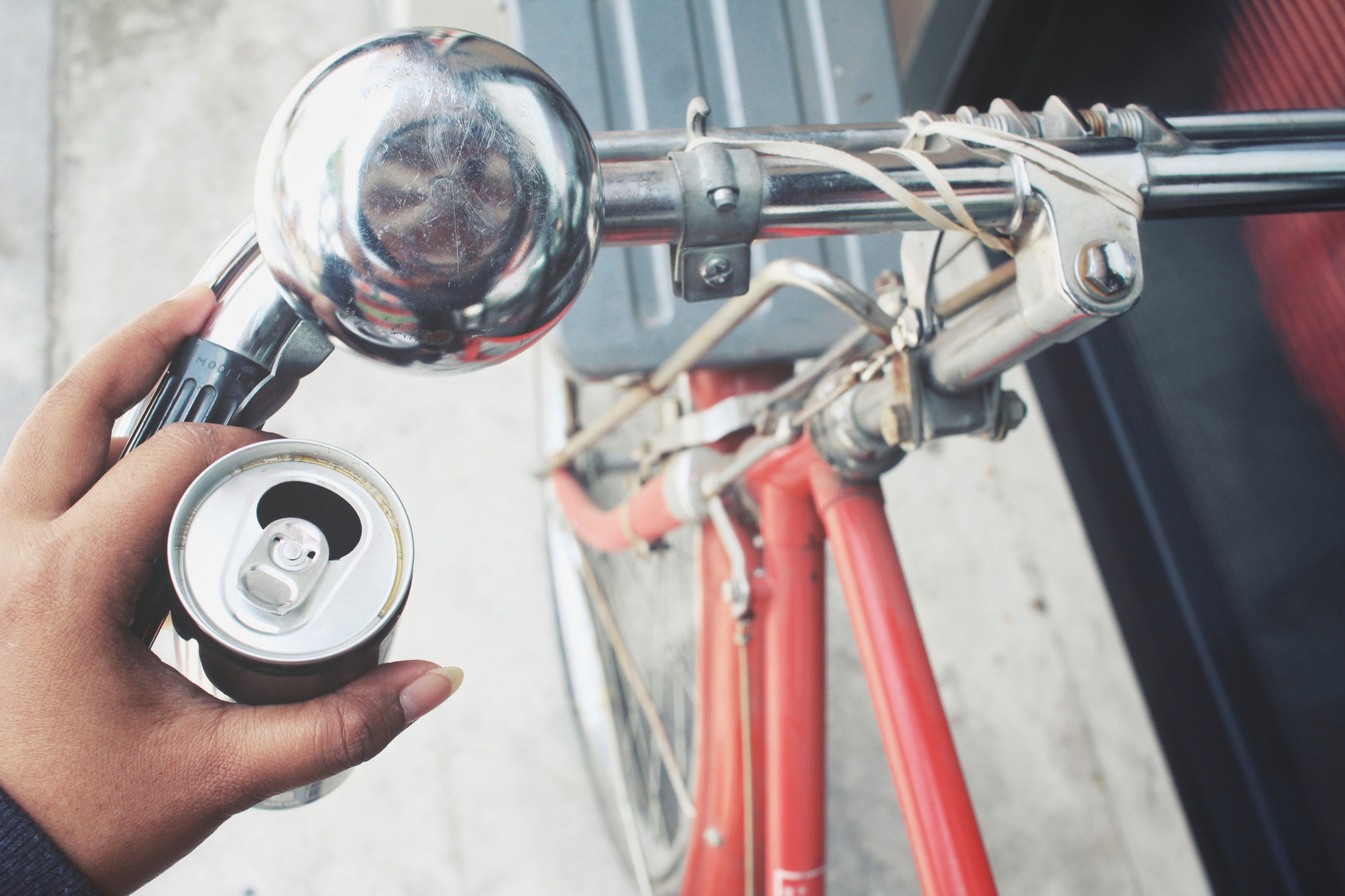 drinking and biking