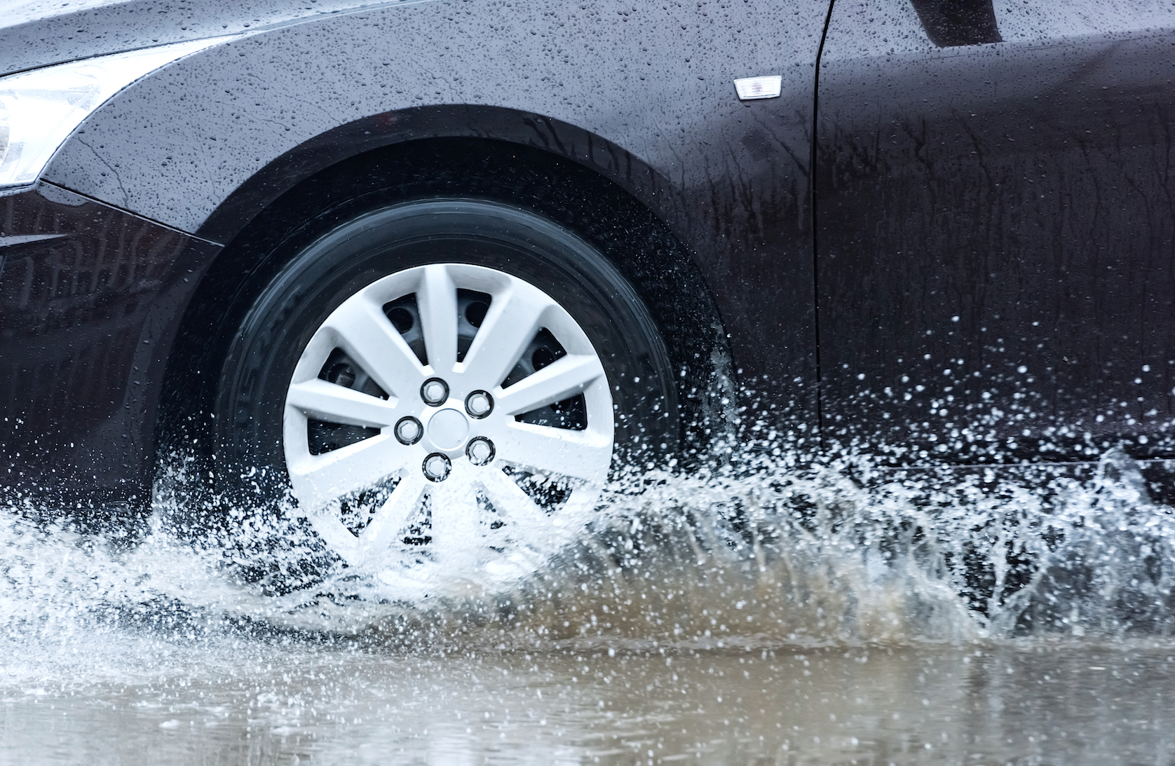 driving in the rain