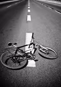 Bicycle on road