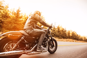 Motorcyle-on-the-road