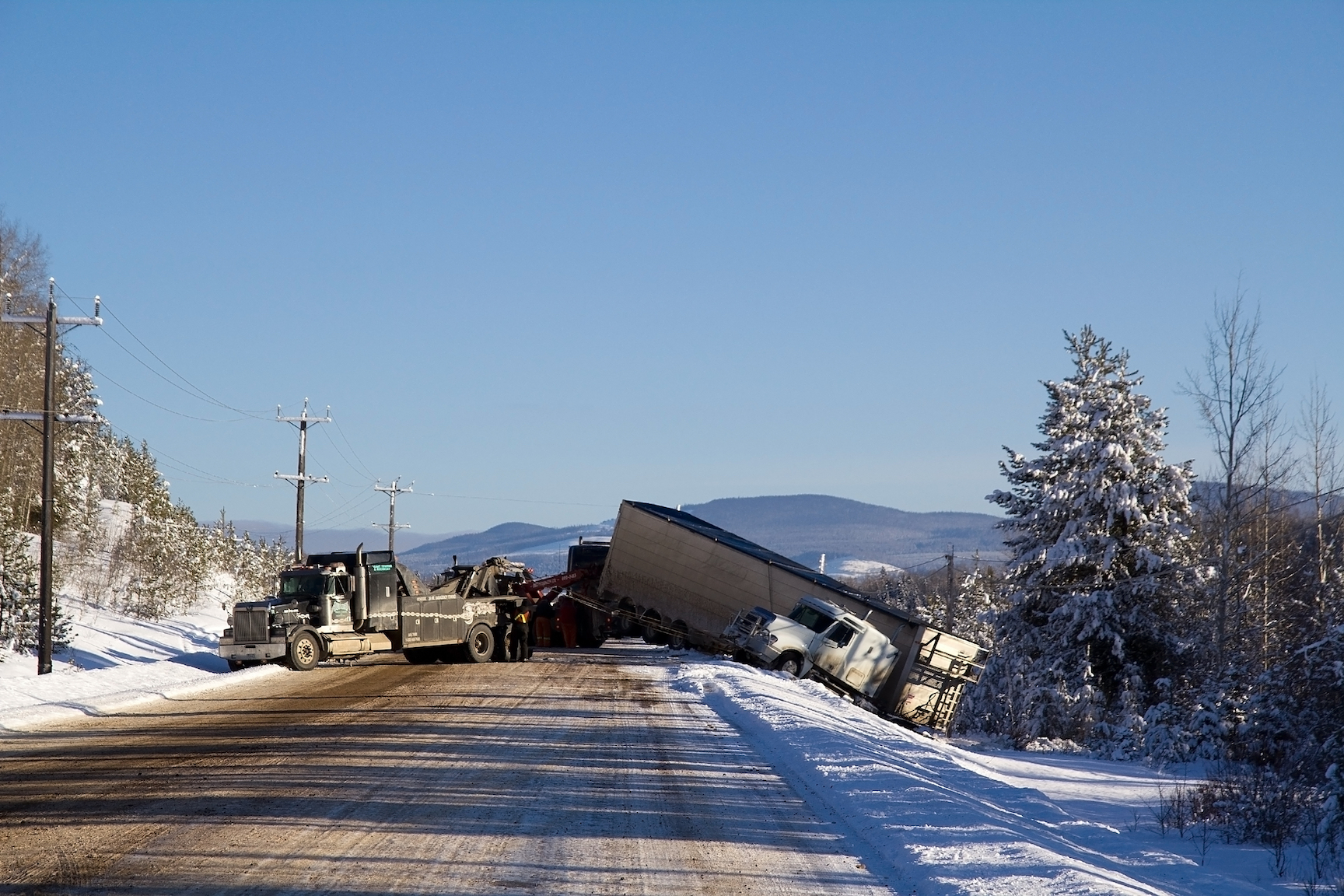 big rig car accident