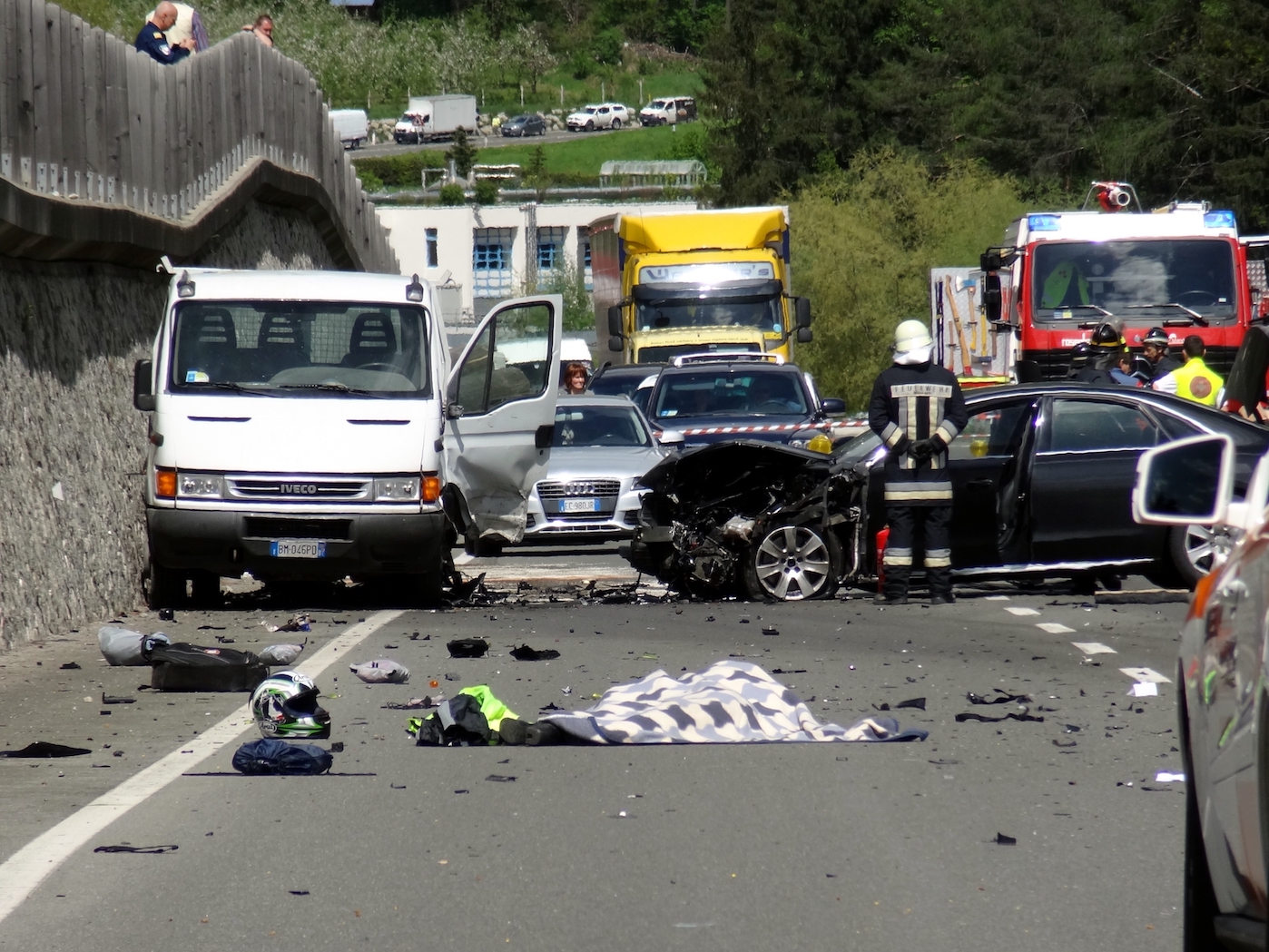 freeway pile up