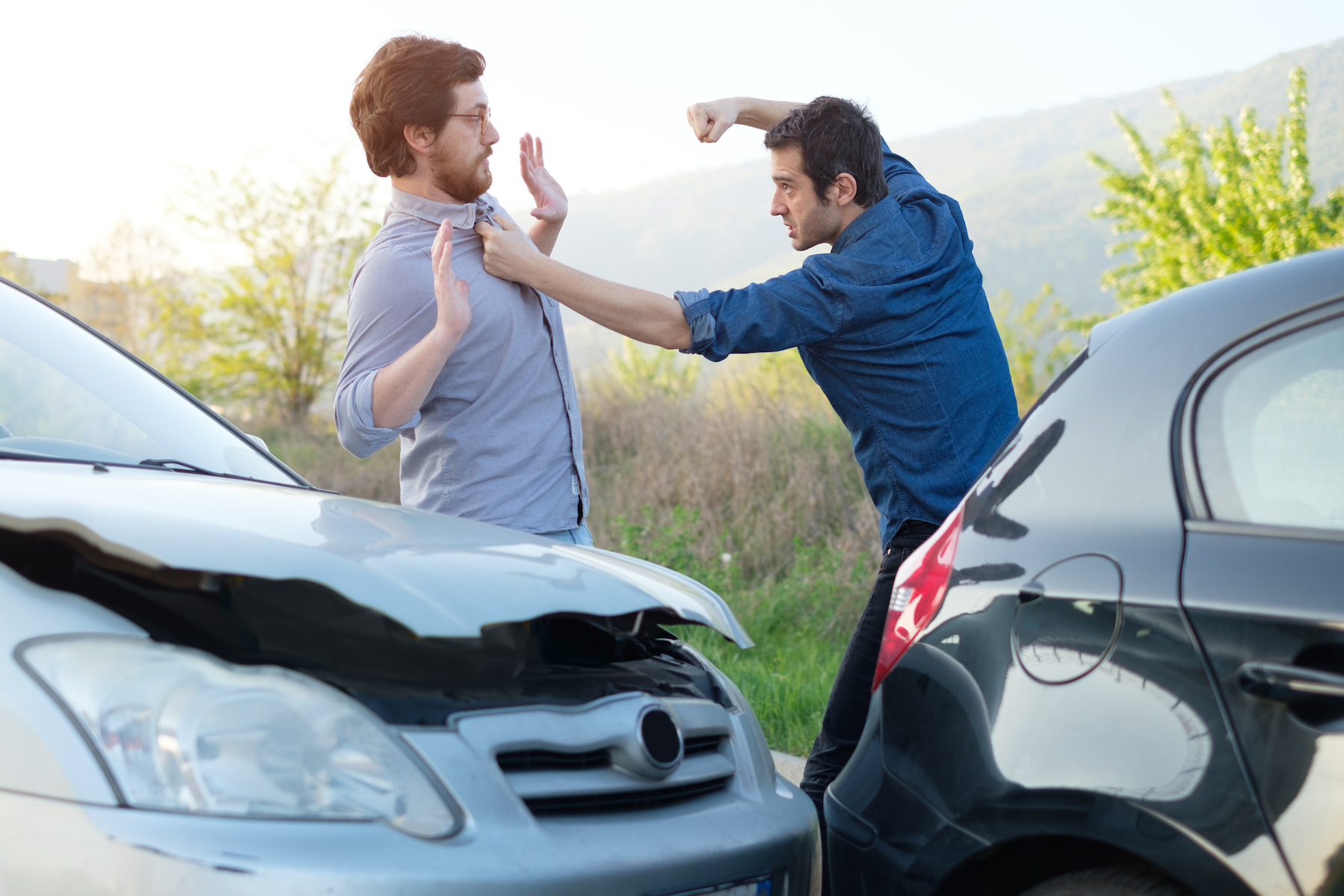 road rage fight